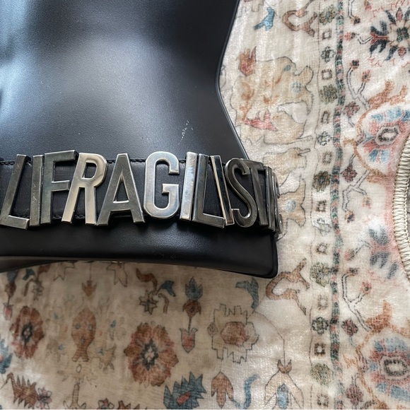 RARE Moschino By Redwall Mary Poppins Leather Belt - Picture 10 of 12